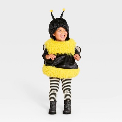 Infant and Toddler Bumble Bee Halloween Costume Pullover - Hyde and EEK! Boutique™ Black/Yellow