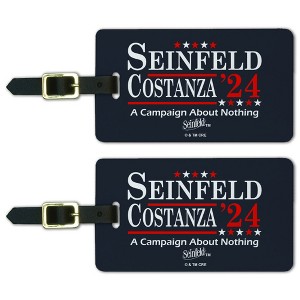 Seinfeld Election Tee Luggage ID Tags Set of 2 - 1 of 4