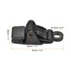 Unique Bargains Tarp Clips Plastic Tent Snaps Press Lock Grip Clamps for Outdoor Camping Awning Canopy Boat Cover Black 12 Pcs - 2 of 4