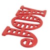 0.75 In Joy Trivet Christmas Table Protect Hot Trivets - 2 of 3