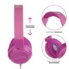 Altec Lansing Kid Safe Wired Headphones, Over Ear for Kids Ages 3-5, Volume-Limiting, Compact Foldable with Cord  and Mic, APA Approved - 4 of 4