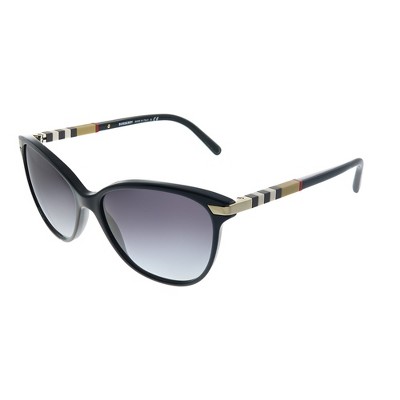 Burberry BE 4216 30018G Womens Cat-eye Sunglasses Black 57mm