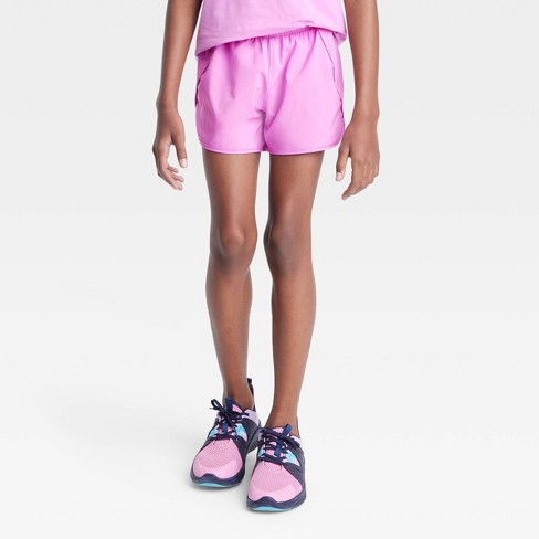 Girls' Run Shorts - All In Motion™ Purple Glare Xl : Target