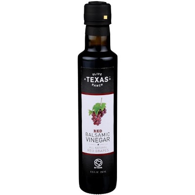 Texas Olive Ranch Vinegar Balsamic Red - Pack Of 12 - 8.5 Oz : Target