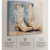 Art Remedy Glam Cowgirl Boots Chic Farmhouse Wall Art Unframed - 3 of 4
