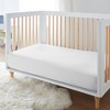 Whisper Organics Organic Cotton Waterproof Jersey Knit Crib Mattress Cover – GOTS & Fairtrade Certified – 52"x28"x9" - 2 of 4