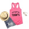 Simply Sage Market Life Is Better With Tennis Racerback Tank - 4 of 4