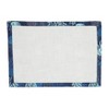 Saro Lifestyle Ocean Depths Coral Placemat (Set of 4), 14"x20", Blue - 2 of 4