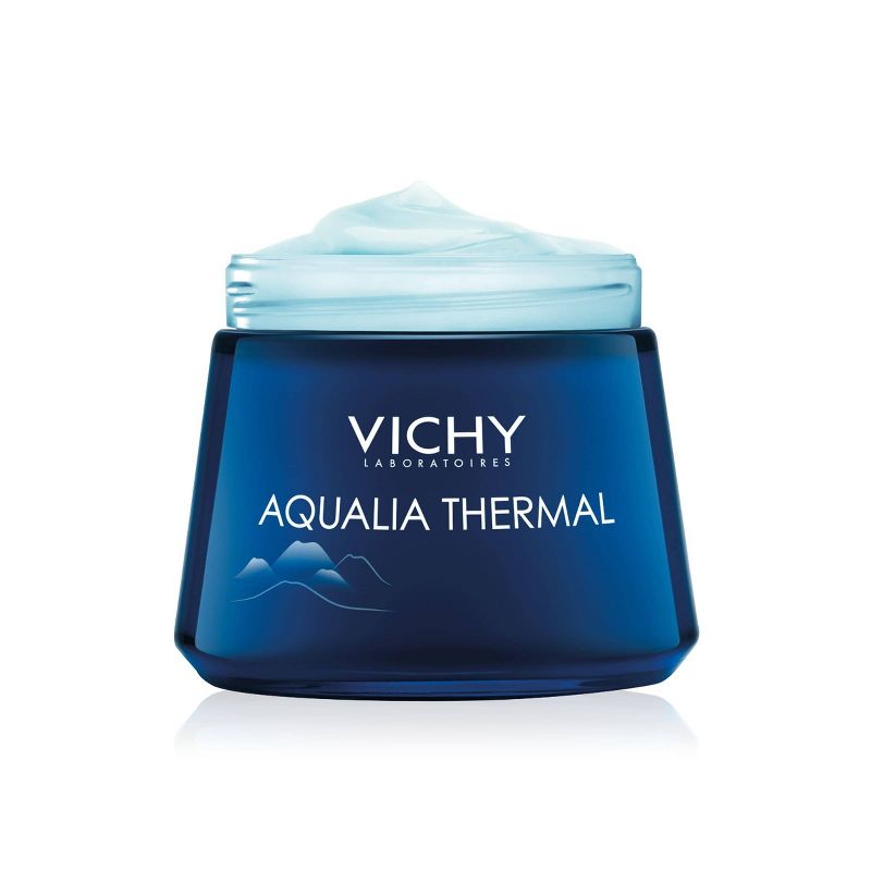 Vichy Aqualia Thermal Night Spa Cream and Face Mask, Anti-Fatigue with Hyaluronic Acid - 2.54oz, 3 of 10
