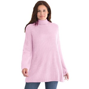 Woman Within Plus Size Pullover Shaker Swing - 1 of 4