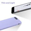 BONGEEK Premium Soft Silicone Rubber Full-Body Protective Bumper Case Compatible with iPhone 7/8 Plus (Light Purple) - 3 of 4