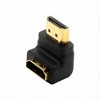 SatelliteSale Digital HDMI Male to Female Right Angle 4K HDR PVC Black Adapter - 4 of 4