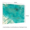 Trademark Fine Art Joyce Combs Turquoise Moment I Wood Slat Art - 3 of 4