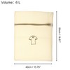Unique Bargains Pattern Style Laundry Bags Beige 1 Pc - 3 of 4