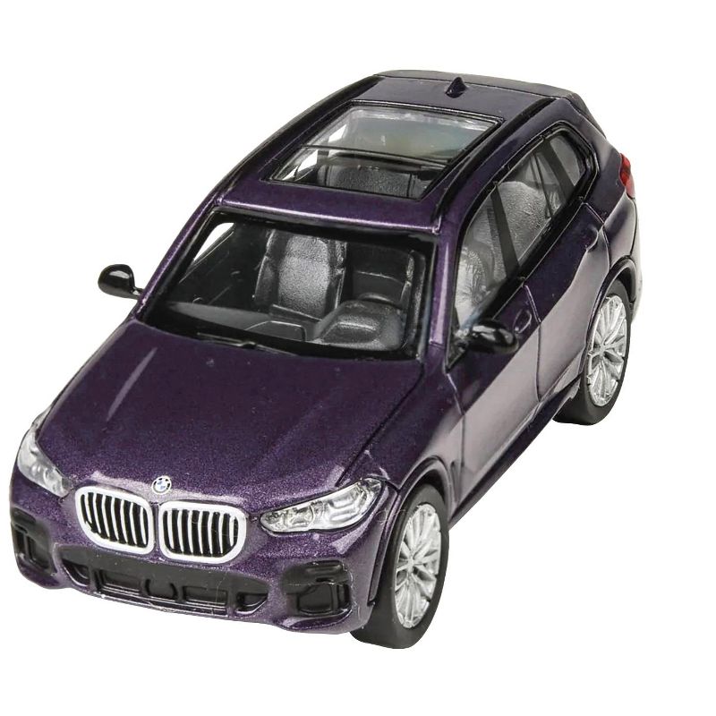 2018 BMW X5 Daytona Violet Metallic with Sunroof 1/64 Diecast Model Car by Paragon Models, 3 of 5