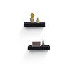 AZL1 Life Concept Decorative Bookshelf Wall Floating Shelve Wall Shelf Farmhouse Home Decor Display Shelving Wall Shelf, Black, 14.96"*6.1"*1.57" - 3 of 4
