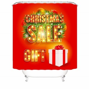 Christmas Sale Gift Shower Curtains for Bathroom Waterproof Fabric Bath Curtain Durable Soft Stylish Bathroom Decor 72x72 Inch - 1 of 1