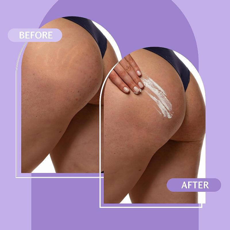 Moisturizing Butt Mask for Women, Butt Firming Mask & Caffeine Cellulite Cream for Thighs & Buttocks with Collagen, M3 Naturals, 4 fl oz, 3 of 5