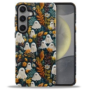 BONGEEK Case Compatible with Samsung Galaxy S23 FE,Scratch Resistant Hybrid 2-Layer Hard Shell Bright Phone Case, Autumn Garden Halloween - 1 of 4