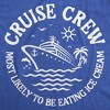 Mens Funny T Shirts Cruise Crew Most Likely To Be Eating Ice Cream Sarcastic Novelty Tee For Men - Crazy Dog Men's T Shirt - 2 of 4
