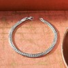 Ross-Simons Italian 14kt White Gold Cuban-Link Bracelet - 3 of 4