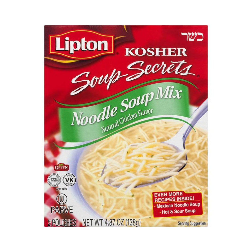 UPC 041000005183 product image for Lipton Soup Secrets Kosher Noodle Soup Mix - 4.87oz | upcitemdb.com