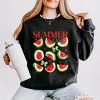 Simply Sage Market Watermelon Chart Summer Vibes Lightweight Garment Dyed Sweatshirt - 2 of 4