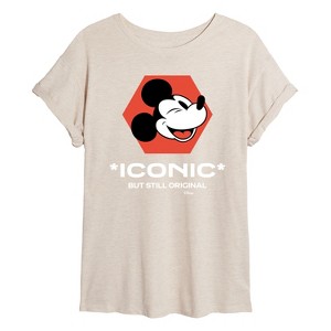 Women's - Disney - Iconic But Still Original Oversized Graphic T-Shirt - 1 of 4