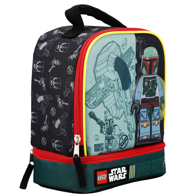 Lego Star Wars Boba Fett Youth Double Compartment Lunch box for boys, 4 of 7