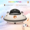 Ride On Bumper Car, 12V Electric Kids Car with Remote Control, Safety Belt, Music, Flashing Lights, 360 Degree Spin - 4 of 4