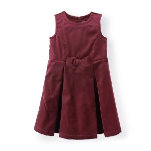 Hope & Henry Girls' Sleeveless Bow Front Jumper, Toddler - 1 of 4