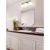 Vaughn 3-Light Vanity Light - Mid-Century Schoolhouse Glass, Dimmable, Damp Rated - 4 of 4