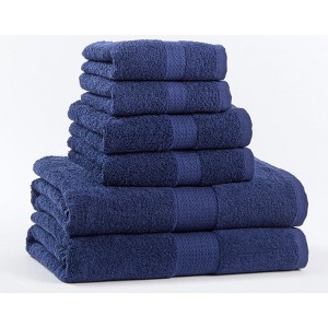 BrylaneHome BH Studio 6 Piece Bath Towel Set - 1 of 3