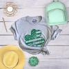 Womens American Shamrock Flag T Shirt USA Saint Patricks Day Clover Graphic - Crazy Dog Women's T Shirt - 2 of 4
