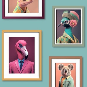 Veer Decor Funky Animal Portraits Wallpaper - 1 of 4