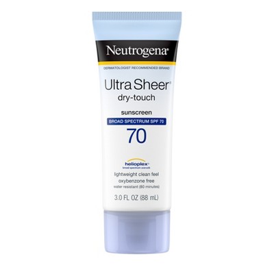 Neutrogena Ultra Sheer Dry Touch Sunscreen Lotion, SPF 70 - 3 fl oz