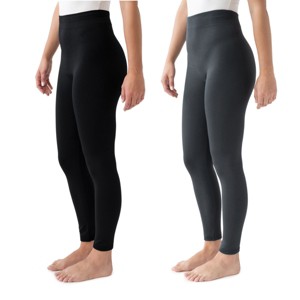 MUK LUKS Women's 2 Pack Leggings - 1 of 2