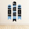 Big Dot of Happiness Light Blue Grad - Best is Yet to Come - Hanging Vertical Paper Door Banners - 2025 Grad Party Wall Decor Kit- Indoor Door Decor - 3 of 4