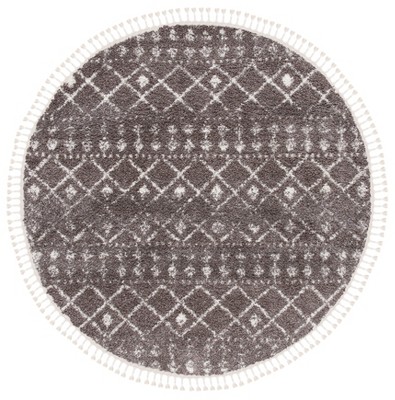 Berber Fringe Shag BFG519 Power Loomed Rug - Safavieh