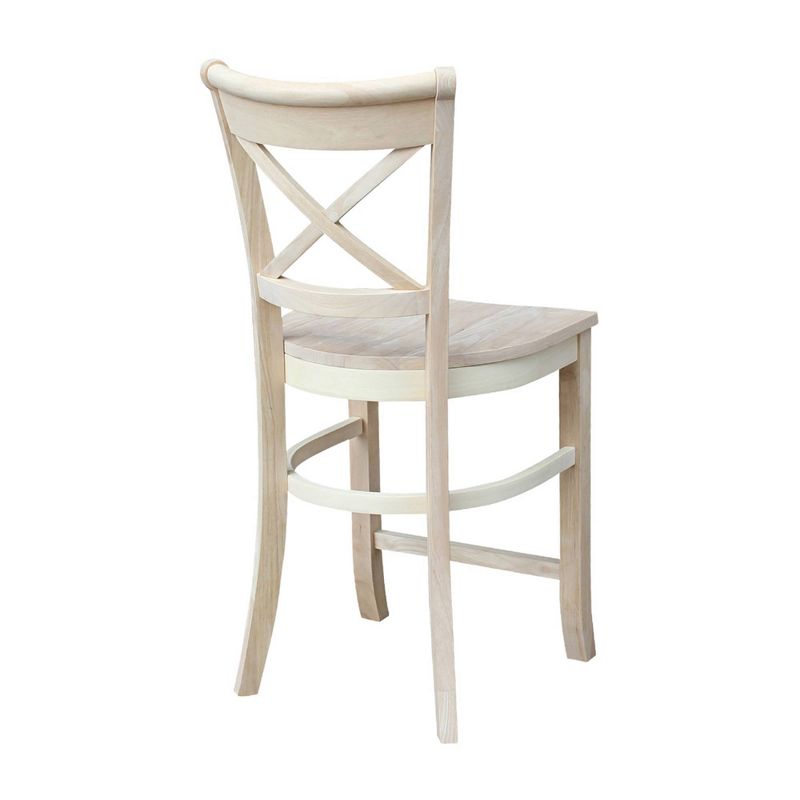 24&#34; Charlotte Counter Height Barstool Unfinished - International Concepts, 6 of 12