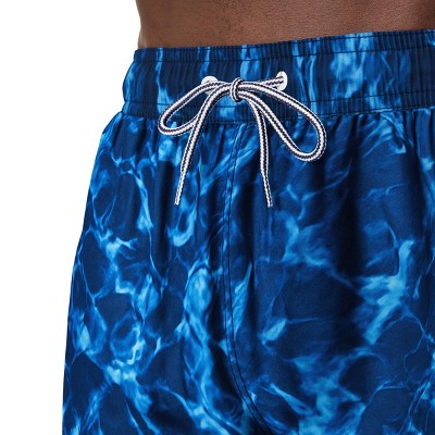 Мужские брюки Speedo Men's 5.5" Comfort Liner Swim Trunks - Blue Camo L — фото 5
