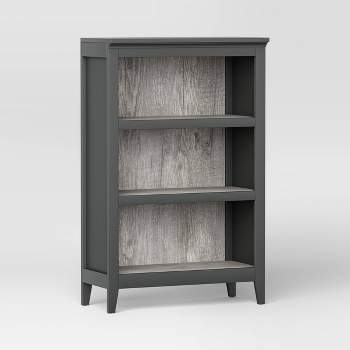 48" Carson 3 Shelf Bookcase Gray - Threshold™