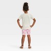 Toddler Girls' Snoopy 2pc Short Sleeve T-Shirt and Biker Shorts Set - Off-White - image 2 of 4