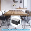 Unique Bargains No Noise Rectangle Furniture Chair Leg Cover with Felt Pad 24 Pcs - 4 of 4