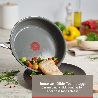 Grey Aluminum Nonstick 10-Piece Cookware Set with Glass Lids