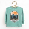 The Juniper Shop Yellowstone National Park Badge Toddler Long Sleeve Tee - 2 of 4