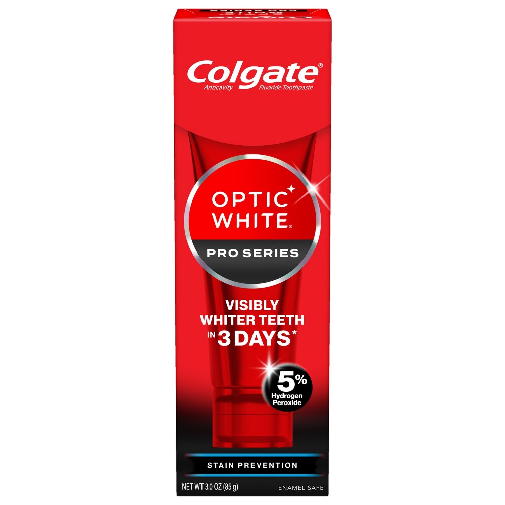 Photos - Toothpaste / Mouthwash Colgate Optic White Pro Series Stain Prevention Hydrogen Peroxide Toothpaste - 3oz 