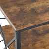 ZACHVO Rustic Industrial TV Stand with Power Outlet, for Living Room Decor, Brown - 4 of 4