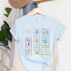 Simply Sage Market Floral Stamps Garment Dyed Tee - 3 of 4