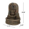 Gulches Garden Decor: Opt for 7"-42.25" High Fountain, Rustic Multi - 4 of 4